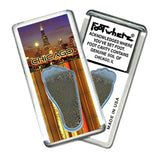 Chicago FootWhere® Souvenir Magnet. Made in USA