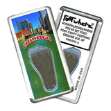 Chicago FootWhere® Souvenir Magnet. Made in USA