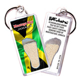 Montego Bay FootWhere® Souvenir Keychain. Made in USA