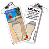 Montego Bay FootWhere® Souvenir  Zipper-Pull.