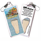 Montego Bay FootWhere® Souvenir  Zipper-Pull.