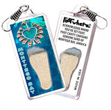 Montego Bay FootWhere® Souvenir  Zipper-Pull.