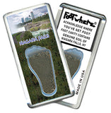 Niagara Falls  FootWhere® Souvenir Magnets. 6 Piece Set. Made in USA