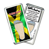 Ocho Rios FootWhere® Souvenir Fridge Magnet Made in USA