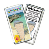 Ocho Rios FootWhere® Souvenir Fridge Magnet Made in USA