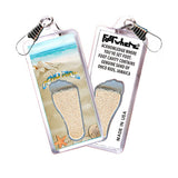 Ocho Rios FootWhere® Souvenir Zipper-Pull. Made in USA