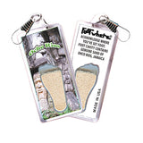 Ocho Rios FootWhere® Souvenir Zipper-Pull. Made in USA