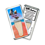Puerto Vallarta FootWhere® Souvenir Fridge Magnet. Made in USA - FootWhere® Souvenir Shop