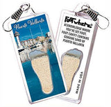 Puerto Vallarta FootWhere® Souvenir Zipper-Pulls. 6 Piece Set. Made in USA - FootWhere® Souvenir Shop