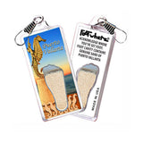 Puerto Vallarta FootWhere® Souvenir Zipper-Pull. Made in USA - FootWhere® Souvenir Shop