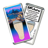 Rio de Janeiro FootWhere® Souvenir Magnet. Made in USA