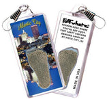 Atlantic City FootWhere® Souvenir Zipper-Pulls. 6 Piece Set. Made in USA-FootWhere® Souvenirs