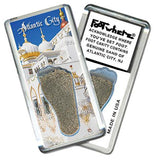 Atlantic City FootWhere® Souvenir Fridge Magnets. 6 Piece Set. Made in USA-FootWhere® Souvenirs