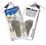 Atlantic City FootWhere® Souvenir Zipper-Pulls. 6 Piece Set. Made in USA-FootWhere® Souvenirs