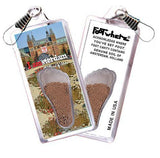 Amsterdam FootWhere® Souvenir Zipper-Pulls. 6 Piece Set. Made in USA-FootWhere® Souvenirs