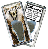 Amarillo FootWhere® Souvenir Fridge Magnet. Made in USA-FootWhere® Souvenirs