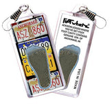 Anchorage FootWhere® Souvenir Zipper-Pulls. 6 Piece Set. Made in USA-FootWhere® Souvenirs