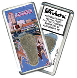 Albuquerque FootWhere® Souvenir Fridge Magnets. 6 Piece Set. Made in USA-FootWhere® Souvenirs