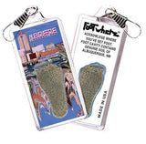Albuquerque FootWhere® Souvenir Zipper-Pulls. 6 Piece Set. Made in USA-FootWhere® Souvenirs