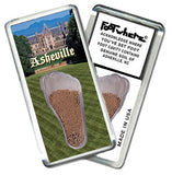 Asheville, NC FootWhere® Souvenir Magnet. Made in USA-FootWhere® Souvenirs