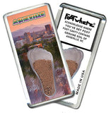 Asheville, NC FootWhere® Souvenir Magnet. Made in USA-FootWhere® Souvenirs