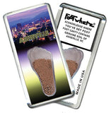 Asheville, NC FootWhere® Souvenir Fridge Magnets. 6 Piece Set. Made in USA-FootWhere® Souvenirs