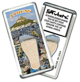 Athens, Greece FootWhere® Souvenir Fridge Magnet. Made in USA-FootWhere® Souvenirs