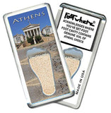 Athens, Greece FootWhere® Souvenir Fridge Magnet. Made in USA-FootWhere® Souvenirs