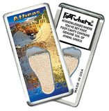 Athens, Greece FootWhere® Souvenir Fridge Magnets. 6 Piece Set. Made in USA-FootWhere® Souvenirs