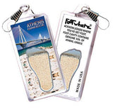 Athens, Greece FootWhere® Souvenir Zipper-Pull. Made in USA-FootWhere® Souvenirs