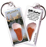 Atlanta FootWhere® Souvenir Keychains. 6 Piece Set. Made in USA-FootWhere® Souvenirs