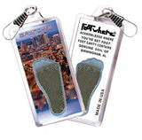Birmingham FootWhere® Souvenir Zipper-Pulls. 6 Piece Set. Made in USA-FootWhere® Souvenirs