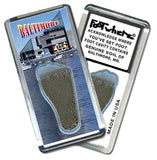 Baltimore FootWhere® Souvenir Fridge Magnets. 6 Piece Set. Made in USA-FootWhere® Souvenirs