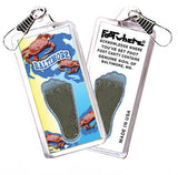 Baltimore FootWhere® Souvenir Zipper-Pulls. 6 Piece Set. Made in USA-FootWhere® Souvenirs