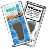 Boston FootWhere® Souvenir Magnet. Made in USA-FootWhere® Souvenirs