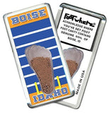 Boise FootWhere® Souvenir Fridge Magnet. Made in USA-FootWhere® Souvenirs