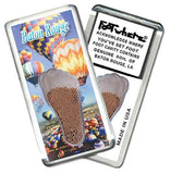 Baton Rouge FootWhere® Souvenir Fridge Magnets. 6 Piece Set. Made in USA-FootWhere® Souvenirs
