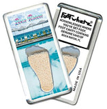 Boca Raton FootWhere® Souvenir Fridge Magnet. 6 Piece Set. Made in USA-FootWhere® Souvenirs