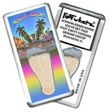 Boca Raton, FL FootWhere® Souvenir Fridge Magnet. Made in USA-FootWhere® Souvenirs