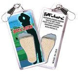 Boca Raton FootWhere® Souvenir Zipper-Pulls. 6 Piece Set. Made in USA-FootWhere® Souvenirs