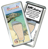 Bermuda FootWhere® Souvenir Magnet. Made in USA-FootWhere® Souvenirs