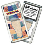 Bermuda FootWhere® Souvenir Magnet. Made in USA-FootWhere® Souvenirs