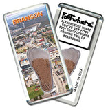 Branson, MO FootWhere® Souvenir Fridge Magnet. Made in USA-FootWhere® Souvenirs