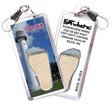 Biloxi FootWhere® Souvenir Zipper-Pulls. 6 Piece Set. Made in USA-FootWhere® Souvenirs