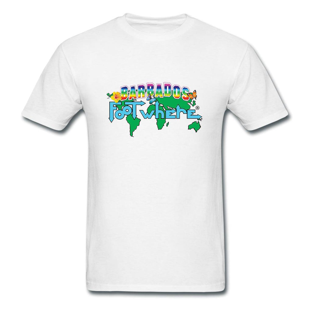 Barbados Long Sleeve FootWhere® Souvenir T-Shirt - FootWhere® Souvenir Shop