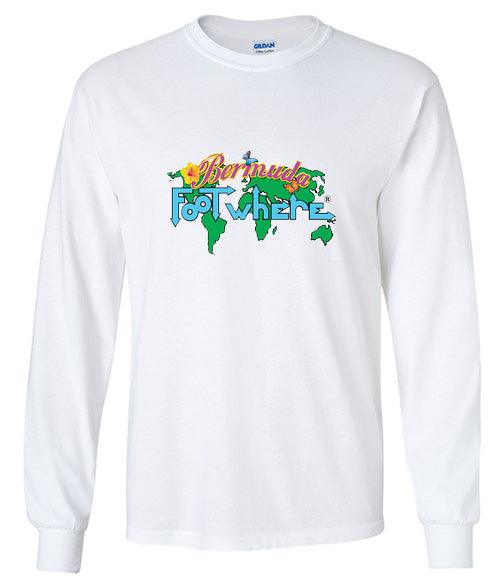 Bermuda Long Sleeve FootWhere® Souvenir T-Shirt - FootWhere® Souvenir Shop