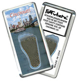 Cincinnati FootWhere® Souvenir Fridge Magnet. Made in USA-FootWhere® Souvenirs