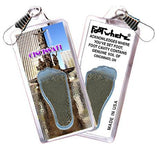 Cincinnati FootWhere® Souvenir Zipper-Pulls. 6 Piece Set. Made in USA-FootWhere® Souvenirs