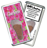 Charlotte FootWhere® Souvenir Fridge Magnets. 6 Piece Set. Made in USA-FootWhere® Souvenirs
