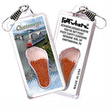 Chattanooga FootWhere® Souvenir Zipper-Pulls. 6 Piece Set. Made in USA-FootWhere® Souvenirs